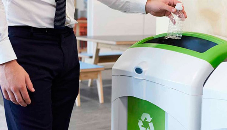 Reciclajes en empresas.