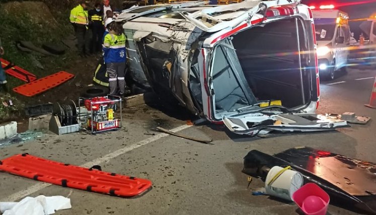 Fuerte accidente de tránsito en Pamplona 