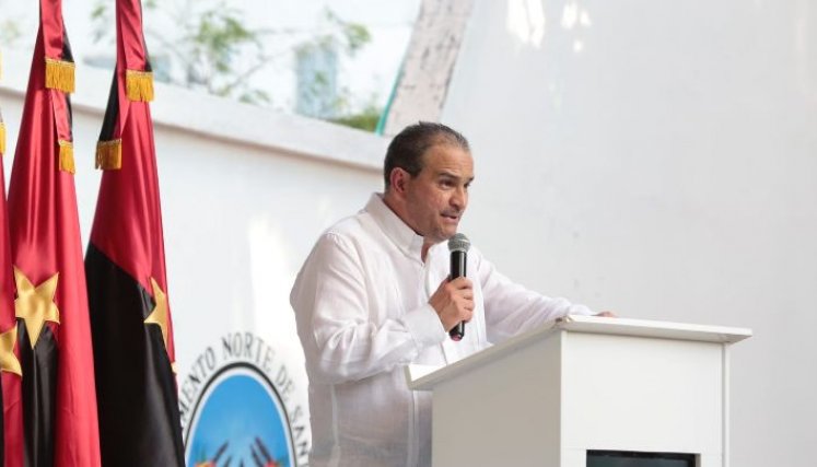 Gobernador Silvano Serrano, rindió cuentas de su gestión 2022./Foto La Opinión