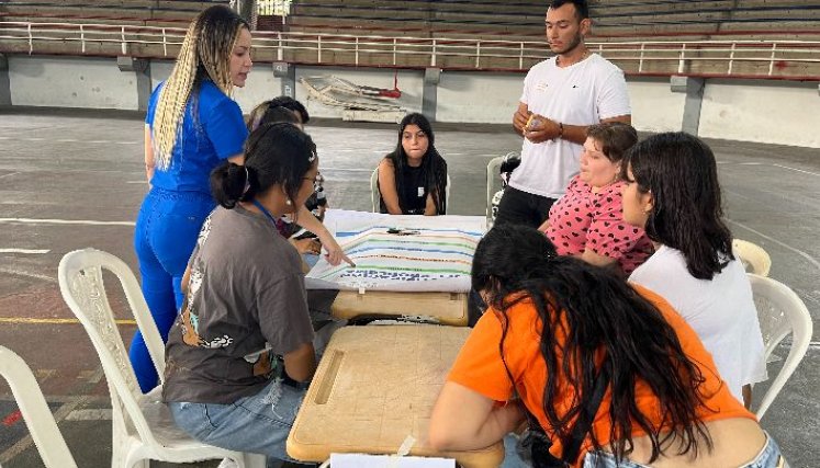 Se han adelantado tres talleres con los jóvenes./Foto Cortesía/La Opinión