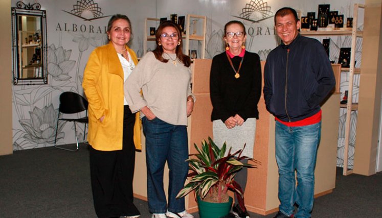 Marcela Carrillo, Ana Cáceres, Olga Parra y Rosemberg Infante./ Foto Cortesía