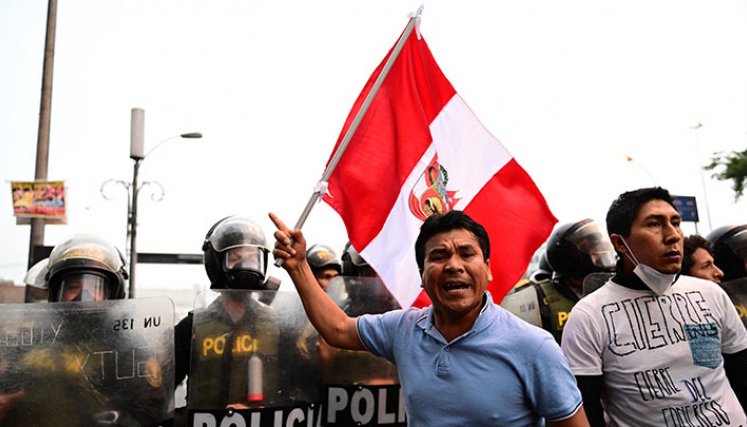 Manifestaciones en Perú 