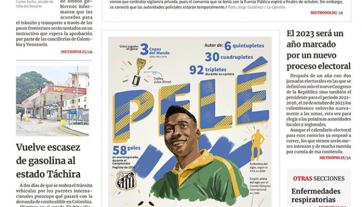 Portada del viernes, 30 de diciembre de 2022