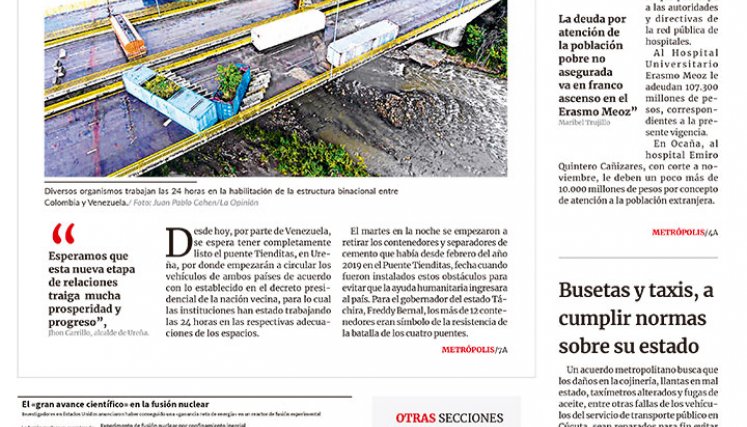 Portada del 15 de diciembre de 2022