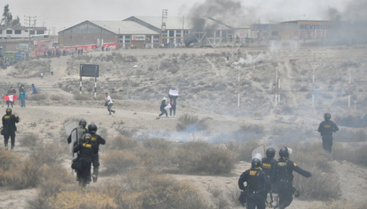 Continúan las protestas en Perú. 