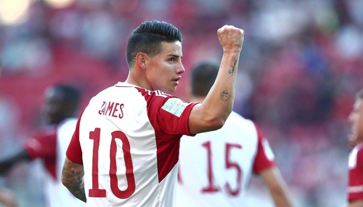 El colombiano James Rodríguez continúa destacándose en la Superliga griega (Foto cortesía/Olympiacos).