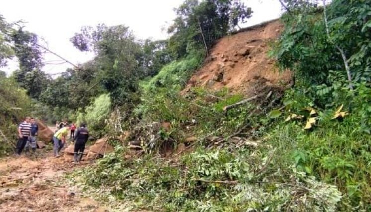Los campesinos temen que se presenten más derrumbes porque las lluvias continúan/Foto cortesía