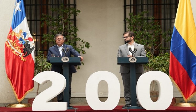 Cumbre de los presidentes Petro y Boric