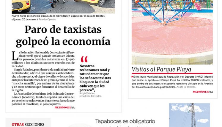Portada del 31 de enero de2023