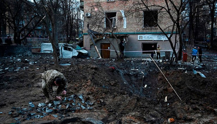Rusia bombardea Ucrania en Nochevieja y Año Nuevo
