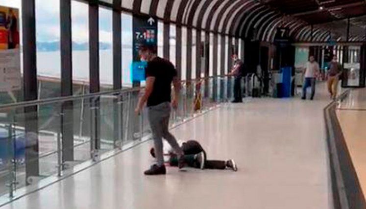 Violencia en el aeropuerto de Rionegro 