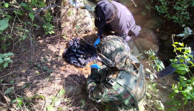 Ubicaron y destruyeron 30 explosivos, en Cúcuta