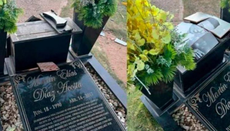 Dayana Jaimes denunció que atacaron y destruyeron tumba de Martín Elías