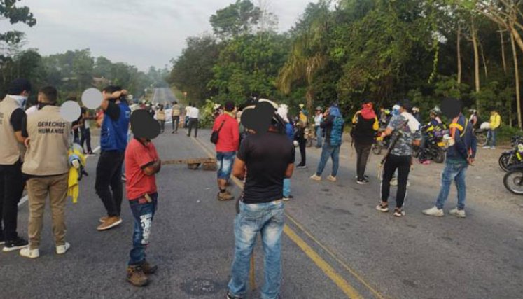 Campesinos siguen protestando en el país, por supuestos incumplimientos de Petro./Foto: cortesía
