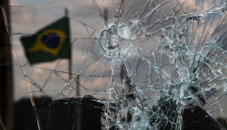 Manifestantes de Brasil, unidos por el odio al "comunismo"./Foto: AFP