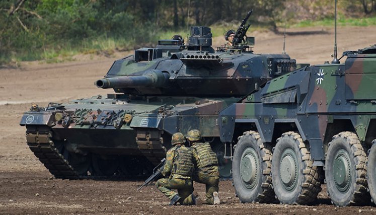 Alemania autoriza el envío de tanques Leopard a Ucrania./Foto: AFP
