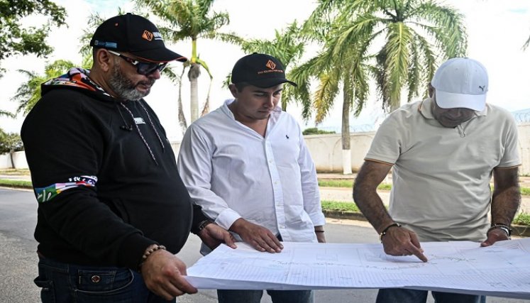 Avanza la adecuación del anillo vial en el municipio de Ábrego para desviar el tráfico pesado. / Foto: Cortesía / La Opinión 