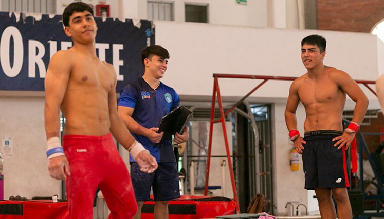 Ángel Barajas, Ariel Villalobos y Renato Méndez. 