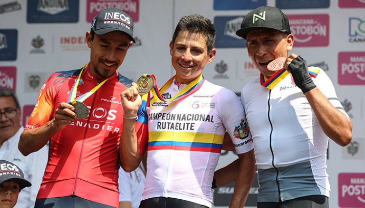Esteban Chaves, campeón Nacional de Colombia. 