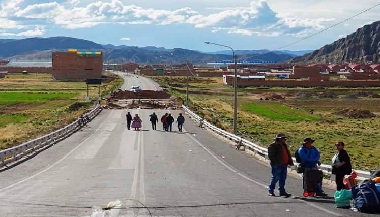 Frontera Perú-Bolivia. / Foto: AFP