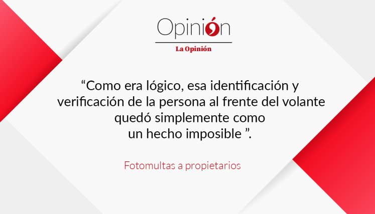 Fotomultas a propietarios