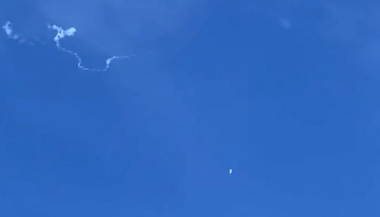 Derriban globo espía chino