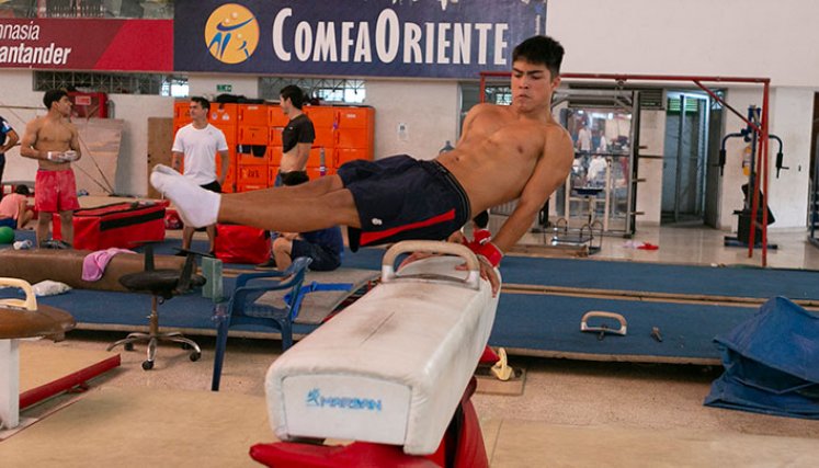 Renato Méndez, gimnasta chileno. 