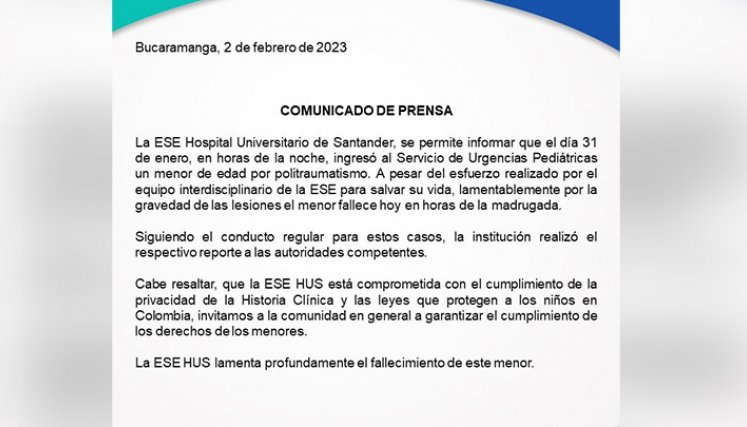 La Sijin de la Policía capturó en la noche de este viernes en el centro de Bucaramanga a un hombre quien podría ser el homicida del menor de dos años que murió el pasado 31 de enero, por múltiples golpes en su cuerpo en el barrio Morrorrico de Bucaramanga. Las autoridades hallaron las suficientes evidencias para inculparlo por los delitos de homicidio agravado, acceso carnal agravado y tortura agravada. De acuerdo con la investigación adelantada por un grupo especial de la Sijin, habría sido este hombre de 