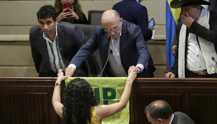 Congreso rindió homenaje y pidió perdón a la UP./Foto: Colprensa