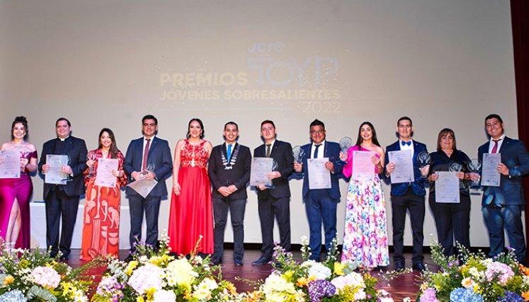 Diez jóvenes de Norte de Santander  fueron galardonados por la JCI  de Cúcuta. / Foto Cortesía