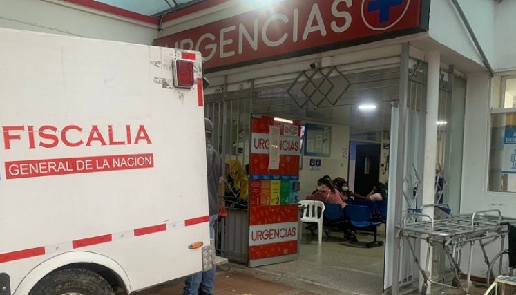 La Brigada Interinstitucional de Homicidios (Brihno) llevó a cabo la inspección técnica y el levantamiento del cadáver en el Hospital Jorge Cristo Sahium.
