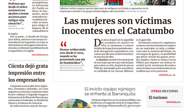 Portada del 27 de febrero de 2023