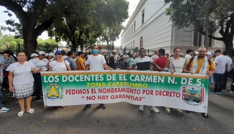 Cerca del 80 por ciento de los maestros del Catatumbo que participaron en el concurso quedaron por fuera. /Foto: La Opinión 