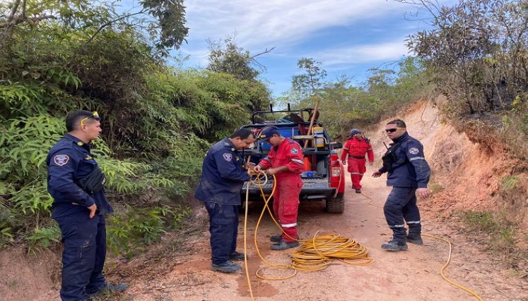 Un incendio forestal arrasa con 20 hectáreas de capa vegetal en Ocaña.