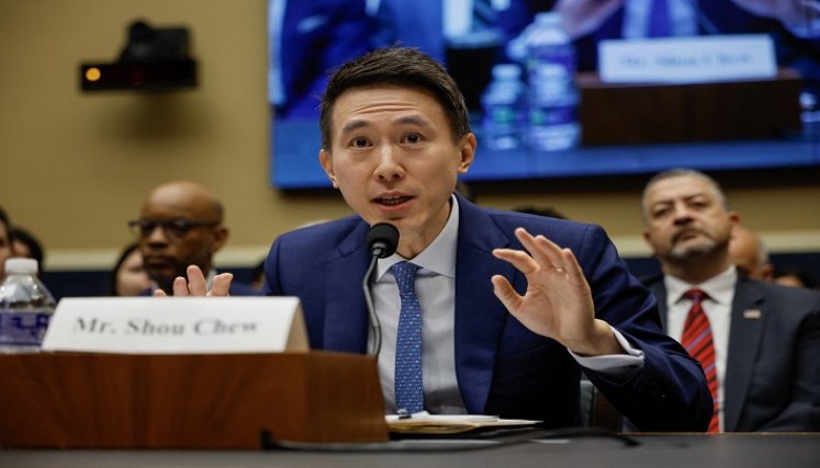  Shou Zi Chew. CEO de TikTok. / Foto: AFP