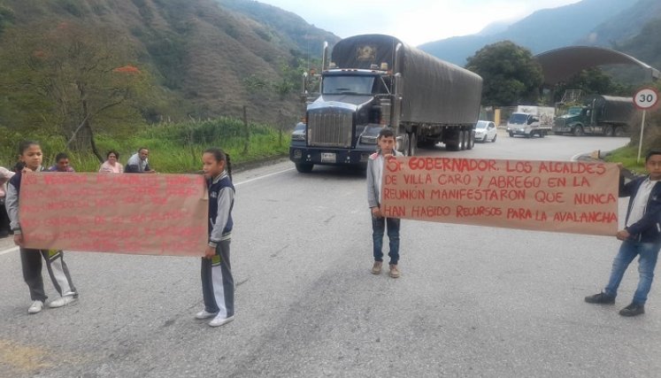 Gobernación anunció que en las próximas horas llegaría la maquinaria. / Fotos: Cortesía