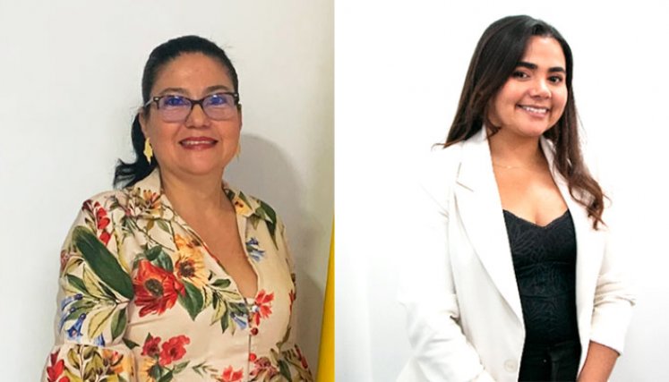 Martha Haydee Peña Valderrama y Diana Marcela Perdomo.