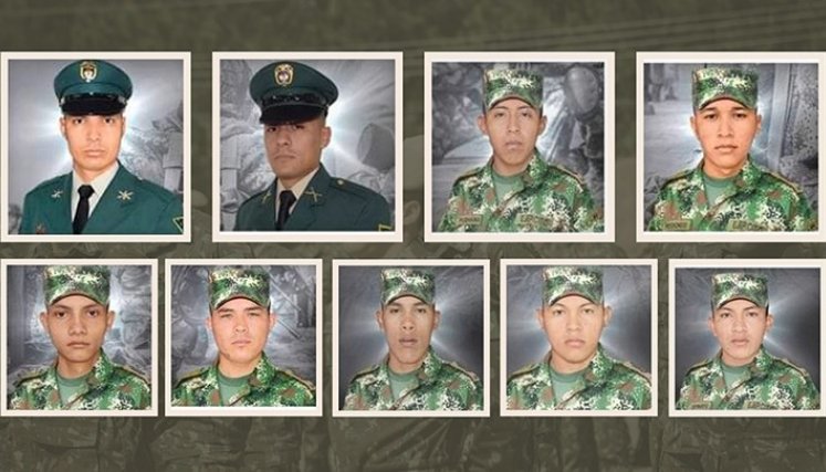 Soldados fallecidos Norte de Santander