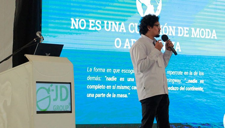 Karlomagno Lugo, de JD Group, empresa organizadora. Foto Cortesía