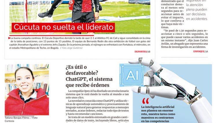 Portada de La Opinión del 5 de marzo de 2023