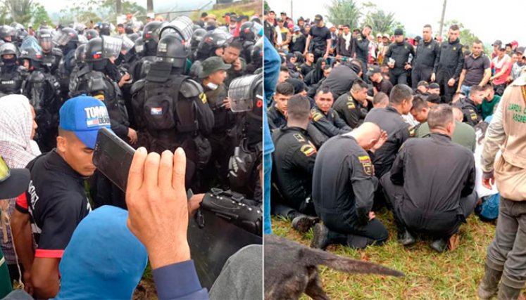 Polícias retenidos en el Cagúan 