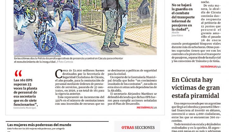 Portada del 2 de marzo de 2023