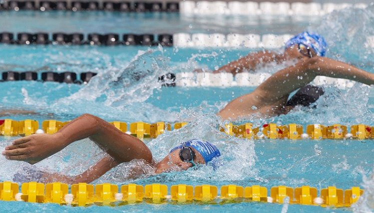 Buena participación de nadadores se vio en el IV Internacional de natación.