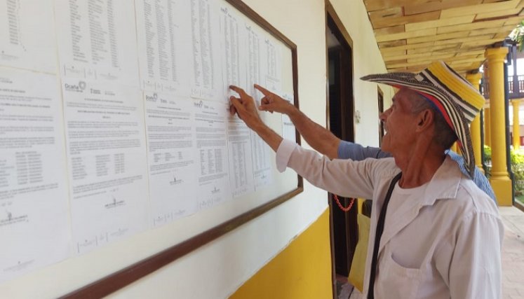 Búsqueda activa de los abuelos adelanta el programa del adulto mayor en Ocaña./ Foto: Cortesía.