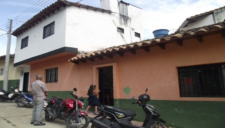 En esta casa del barrio la Esperanza de Ocaña ocurrió la tragedia. 