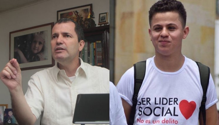 Wilfredo Cañizares e Isaac García fueron dos de los ganadores de la consulta interna de la Colombia Humana. /Fotos archivo