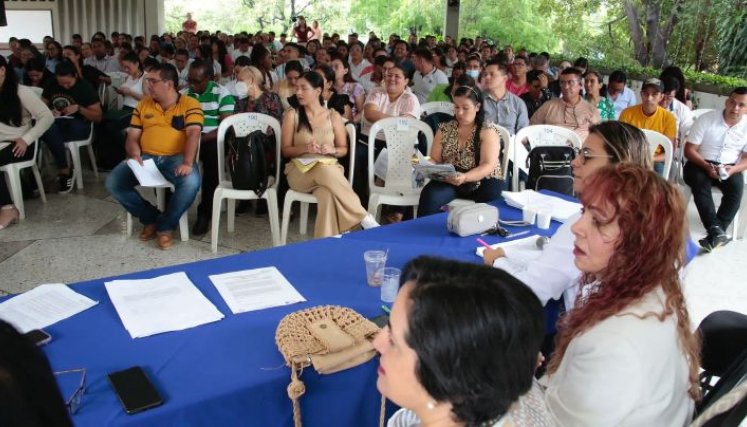Las audiencias finalizaron con 189 maestros elegibles del municipio de Tibú./ Foto Cortesía 