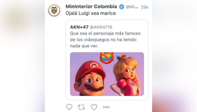 MinInterior sobre película 'Super Mario Bros'