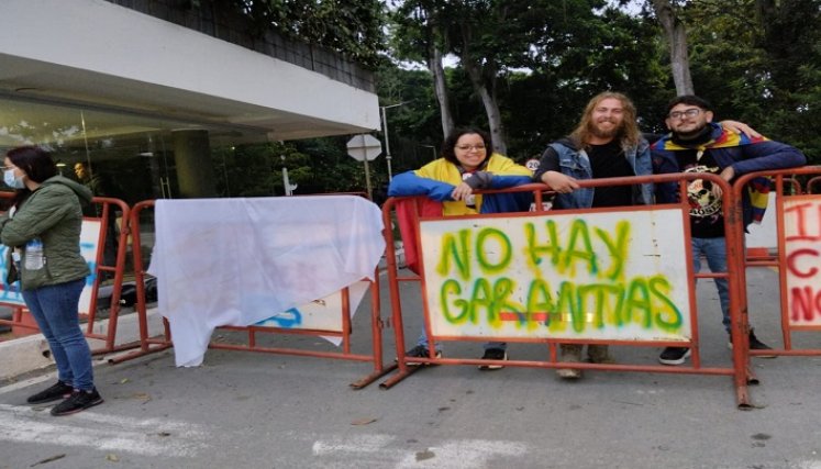 Estudiantes de la universidad Francisco de Paula Santander, seccional Ocaña esperan ser escuchados.