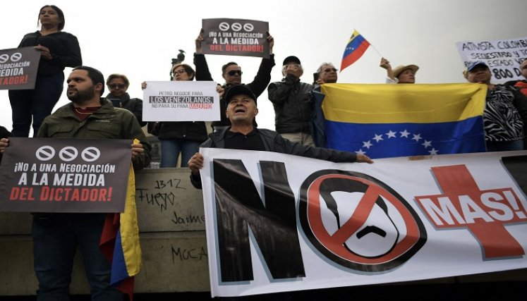 Venezolanos. / Foto: AFP